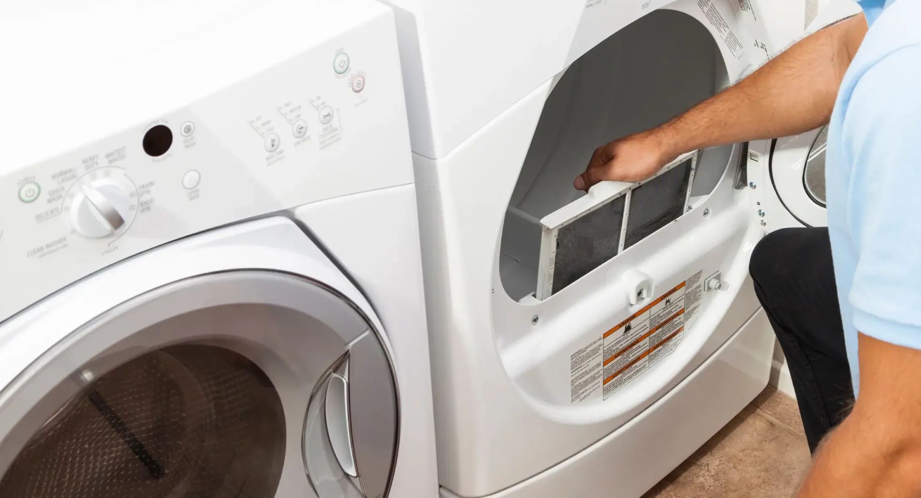 Electric repairing a tumble dryer